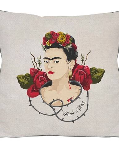 Vankúš Madre Selva Frida Roses, 45 x 45 cm