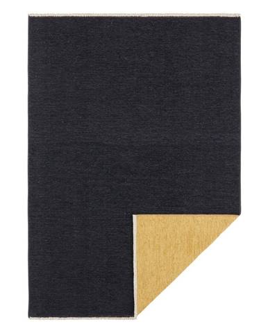 Čierno-žltý obojstranný koberec Hanse Home Duo, 200 x 290 cm