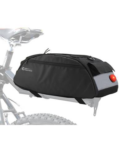 Compass cyklotaška na zadní nosič s LED světlem