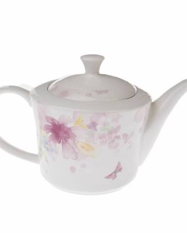 Porcelánová kanvička na čaj Flower, 1,27 l