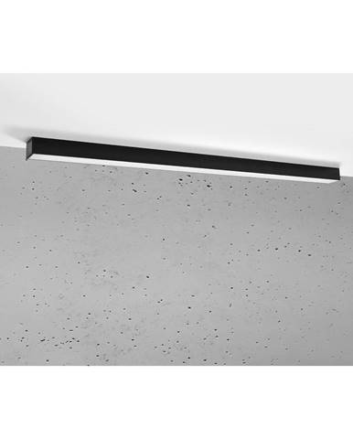 Čierne LED stropné svietidlo 117x6 cm Lemmi - Nice Lamps
