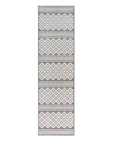 Sivý prateľný koberec behúň 60x218 cm VERVE Jhansi – Flair Rugs