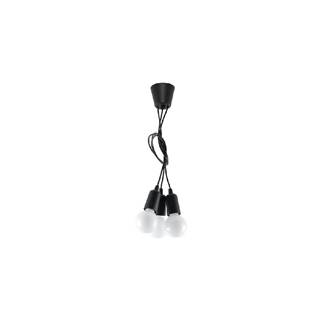 Čierne závesné svietidlo 15x15 cm Rene - Nice Lamps