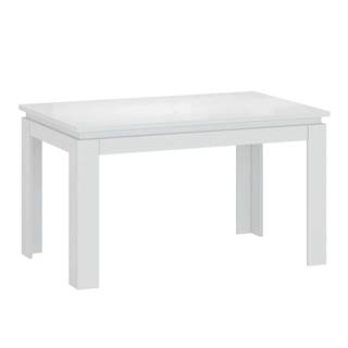 Rozkladací stôl biela 135-184x86 cm LINDY