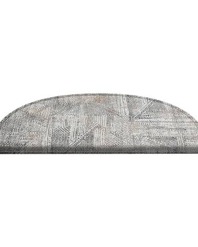 Sivé nášľapy na schody v súprave 16 ks 65x20 cm Horizon - Vitaus