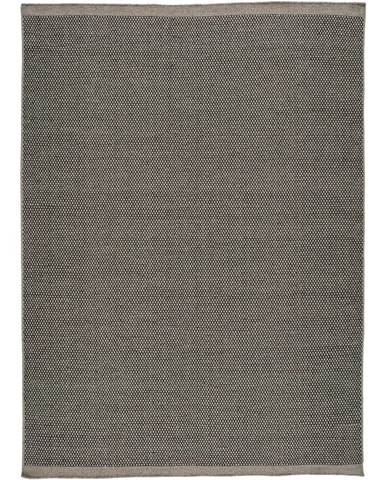 Sivý vlnený koberec Universal Kiran Liso, 60 x 110 cm