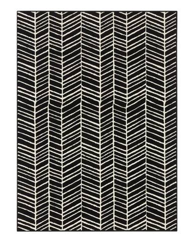 Čierny koberec Ragami Velvet, 160 x 220 cm