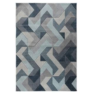 Modro-sivý koberec Flair Rugs Aurora, 160 × 230 cm
