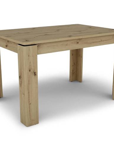 Stôl Capannoli 80x120-160 dub artisan/čierna