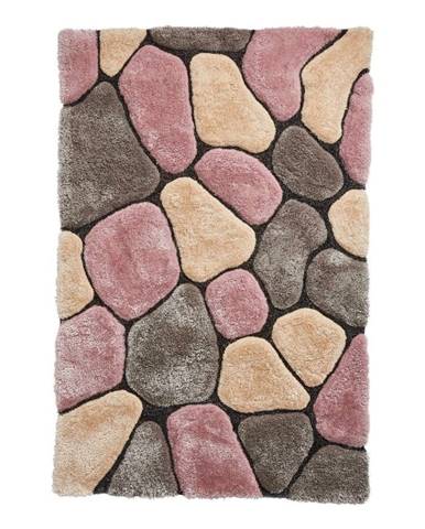 Sivo-ružový koberec Think Rugs Noble HoRock, 150 x 230 cm