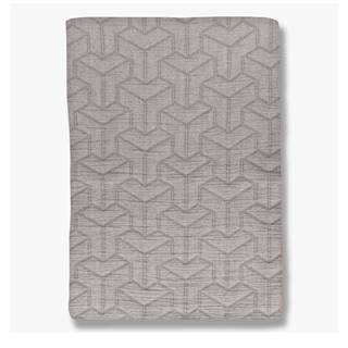 Sivá prikrývka z recyklovanej bavlny na jednolôžko 140x250 cm Trio - Mette Ditmer Denmark