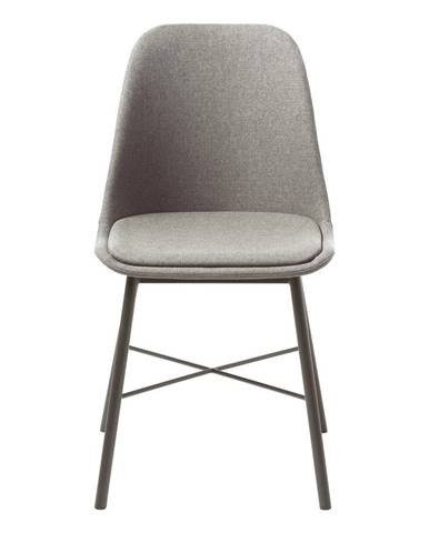 Svetlosivá jedálenská stolička Whistler – Unique Furniture