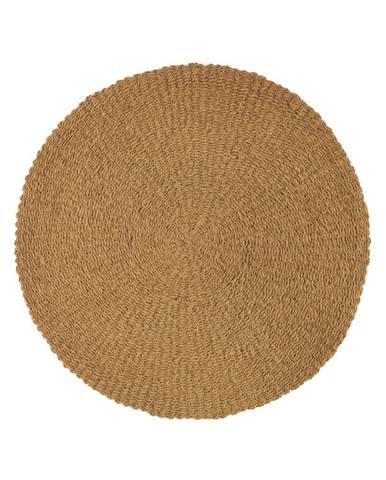 Okrúhly koberec v prírodnej farbe ø 120 cm - Geese