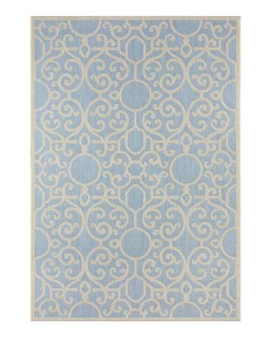 Modro-béžový vonkajší koberec NORTHRUGS Nebo, 160 x 230 cm