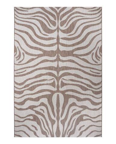 Hnedo-béžový vonkajší koberec Ragami Safari, 160 x 230 cm