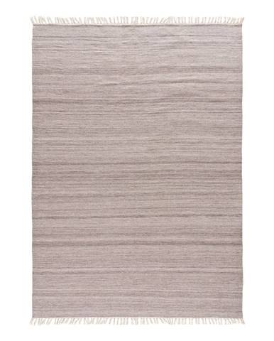 Béžový vonkajší koberec z recyklovaného plastu Universal Liso, 60 x 120 cm