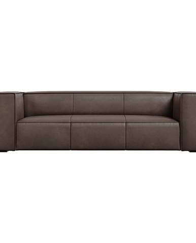 Hnedá kožená pohovka 227 cm Madame - Windsor & Co Sofas
