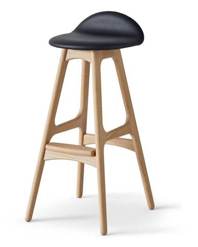 Kožená otočná barová stolička 86 cm Buck – Hammel Furniture