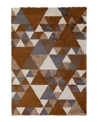 Oranžovo-sivý koberec Flair Rugs Nuru, 120 x 170 cm