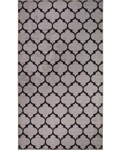 Sivý prateľný koberec 180x120 cm - Vitaus