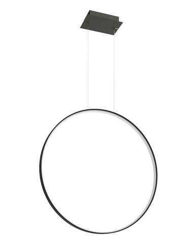 Čierne LED závesné svietidlo 78x16 cm Tim - Nice Lamps