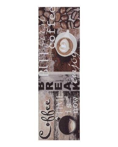 Hnedý koberec behúň 50x150 cm Enjoy Coffee Break – Hanse Home