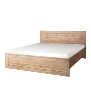 Manželská posteľ 160x200 dub wotan MORATIZ R1 rozbalený tovar