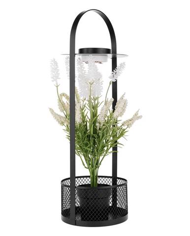 Dekoračný stojan s kvetináčom LED osvetlenie 503 cm s umelou kvetinou VELOM TYP 1 RP1 rozbalený tovar