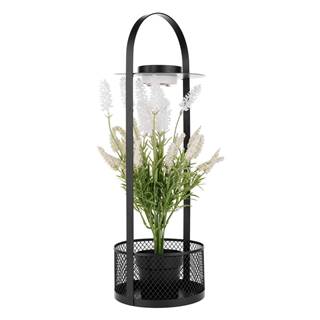 Dekoračný stojan s kvetináčom LED osvetlenie 503 cm s umelou kvetinou VELOM TYP 1 RP1 rozbalený tovar