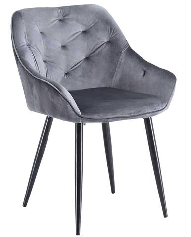 K487 jedálenská stolička sivá