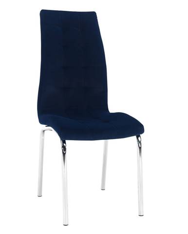 Gerda New jedálenská stolička modrá (Velvet)