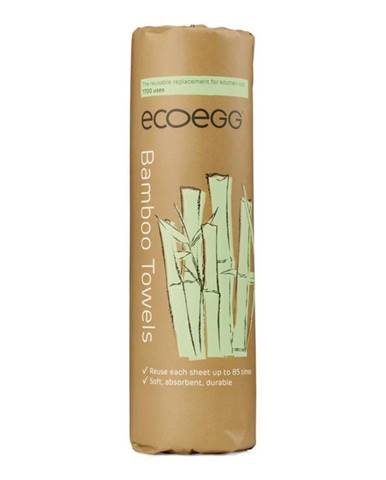 ECOEGG Prateľné bambusové utierky, 1 rolka