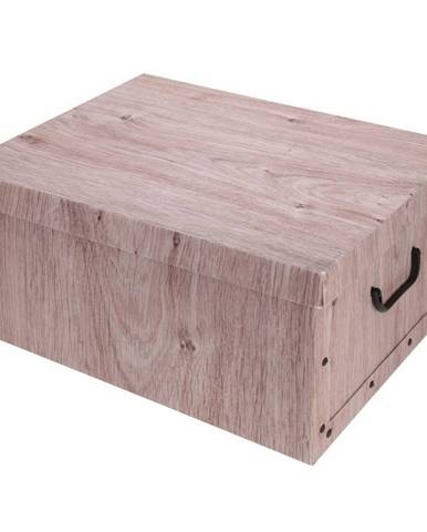 Úložný box s vekom Wood, prírodný