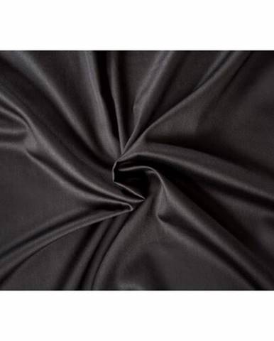 Kvalitex Saténové prestieradlo Luxury collection čierna, 140 x 200 cm
