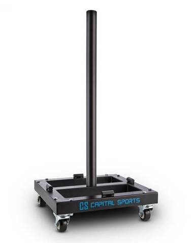 Capital Sports Compristar, max. 300 kg, stojan na naloženie kotúčových závaží, vozík, kolieska Capital Sports