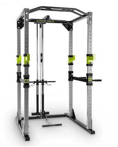 Capital Sports Tremendour Pl Power Rack, zelený, domáca posilňovňa, kladka, oceľ Capital Sports