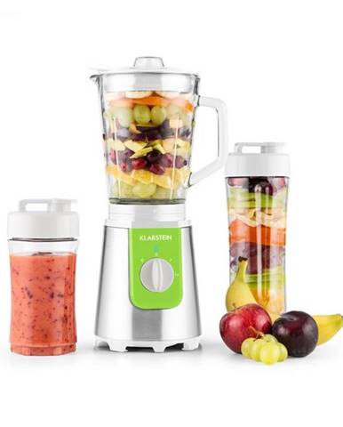 Klarstein Shiva, 350 W, zelená, stojaci mixér, mini smoothiemaker, 0,8l, bez PBA