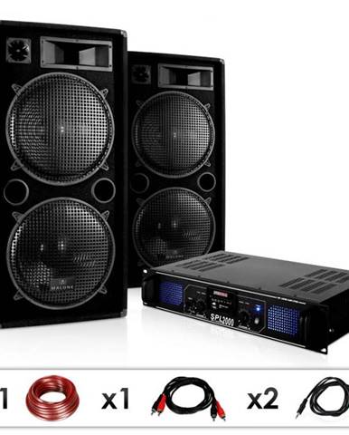 Electronic-Star DJ PA systém "DJ-42", zosilňovač, reproduktor 3000 W