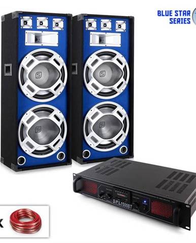 Electronic-Star PA Set Blue Star Series "Beatsound Bluetooth MP3", 1500 W