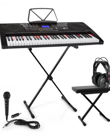 SCHUBERT Etude 225, USB keyboard so slúchadlami, stojan na keyboard, mikrofón a lavička