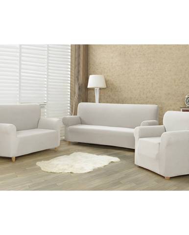 4home Multielastický poťah na sedaciu súpravu Comfort smotanová, 180 - 220 cm 4Home