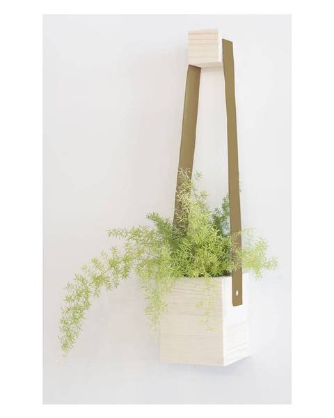 Surdic Hnedý kvetináč z jedľového dreva Surdic Colgante, 17 x 62 cm