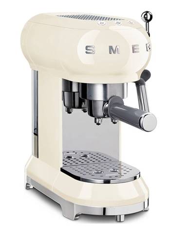 Krémovobiely pákový kávovar na Espresso SMEG