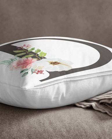 Obliečka na vankúš Minimalist Cushion Covers Floral Alphabet D, 45 x 45 cm Minimalist Cushion Covers