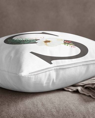 Obliečka na vankúš Minimalist Cushion Covers Floral Alphabet S, 45 x 45 cm