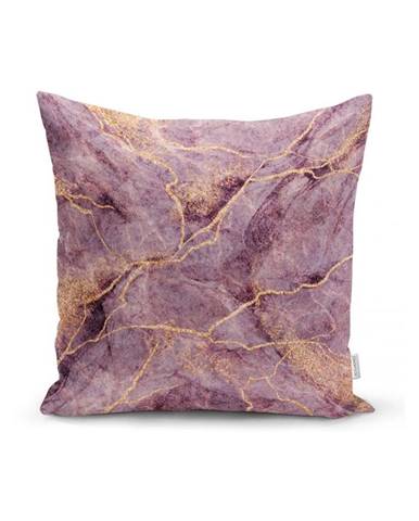Obliečka na vankúš Minimalist Cushion Covers Lilac Marble, 45 x 45 cm