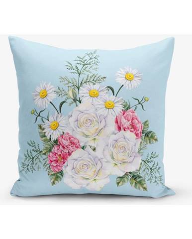 Obliečka na vankúš s prímesou bavlny Minimalist Cushion Covers Flowerita, 45 × 45 cm