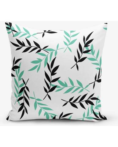 Obliečka na vankúš s prímesou bavlny Minimalist Cushion Covers Black Tea, 45 × 45 cm