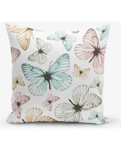 Obliečka na vankúš s prímesou bavlny Minimalist Cushion Covers Butterfly, 45 × 45 cm