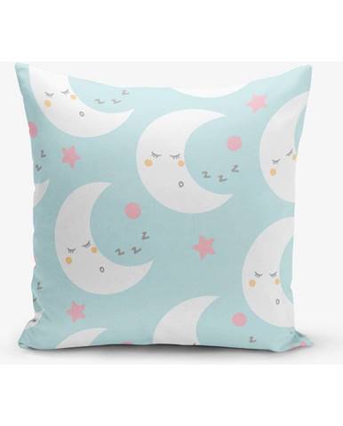 Obliečka na vankúš s prímesou bavlny Minimalist Cushion Covers Moon, 45 × 45 cm